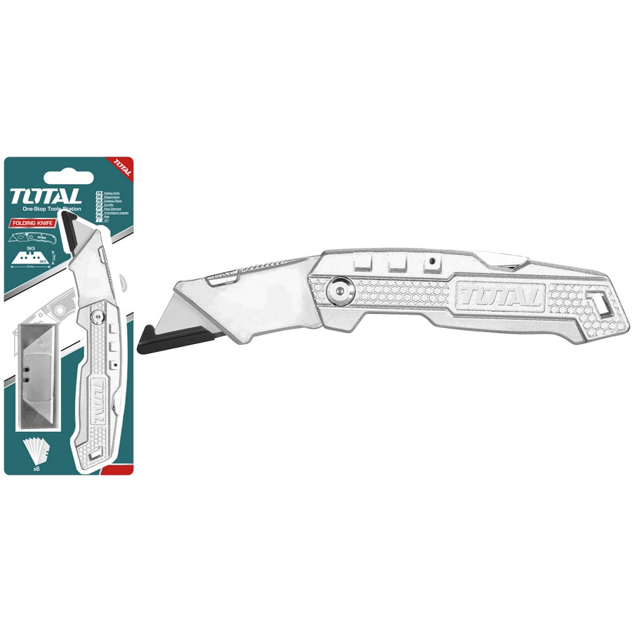 Taglierino Pieghevole + 5 Lame da 61*19mm THT5136138