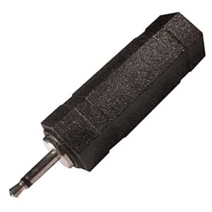 Adattatore Spina Mono2,5-Presa Mono 6,35 AD/633-I