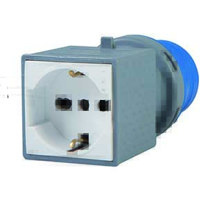 Adattatore Da Spina A Presa Schuko  2P+Terra 16A 230V AD/VB760-C