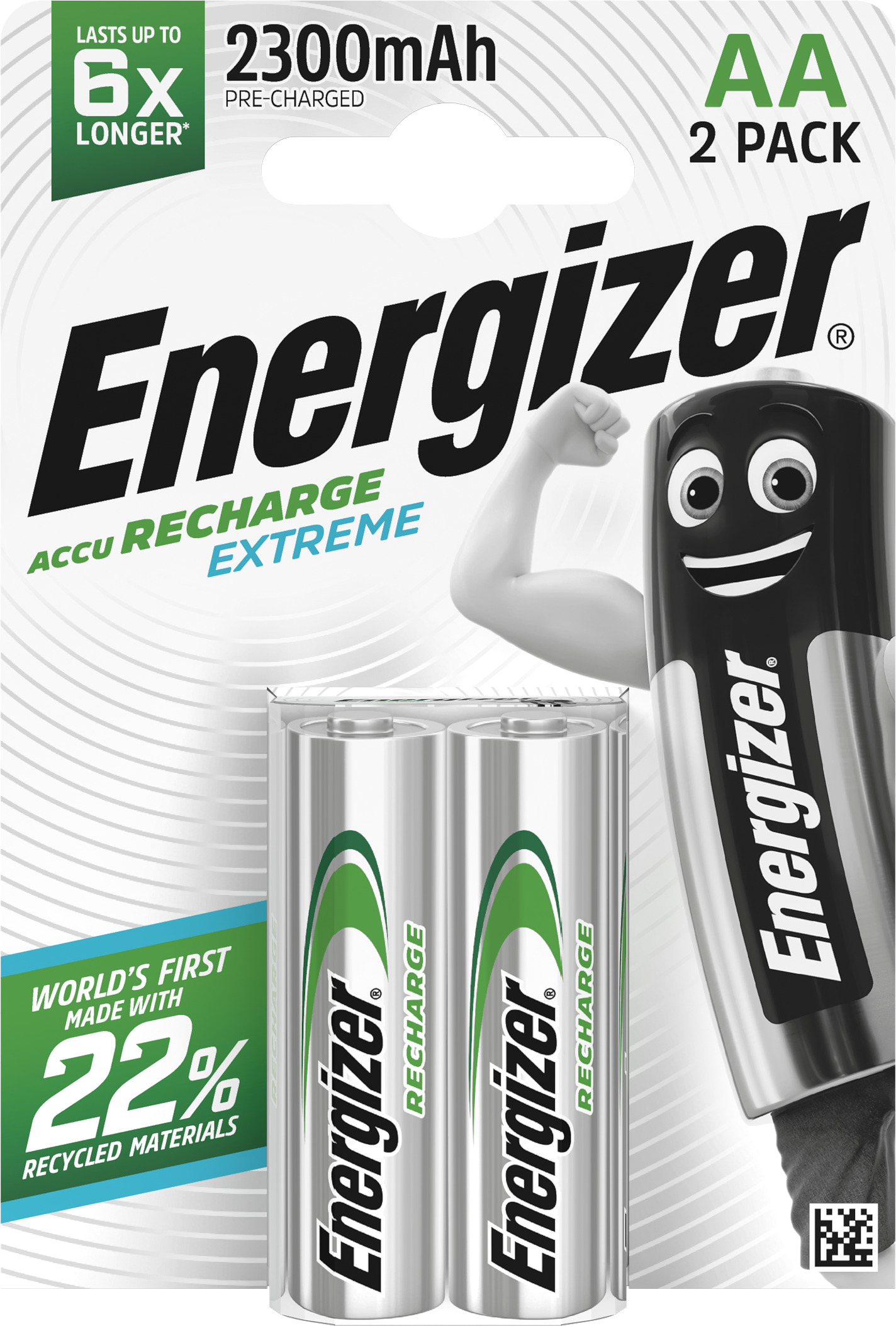 ENERGIZER Extreme Rech AA blister da 2 pezzi