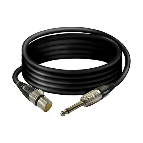 Cavo audio 6mt jack mono diam.mm 6,3 maschio xlr 3 poli femmina Tasker TK226