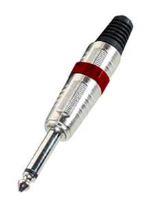 Spina Mono Ø6,35 Ring Rosso SP/577R-I