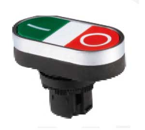 Selettore Luminoso Con Doppio Pulsante I/O APZB16-I