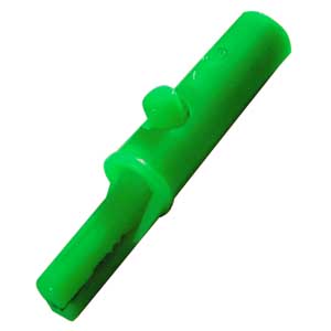 Coccodrilli Isolata 53mm Con Foro Verde COC/AK/10V-I