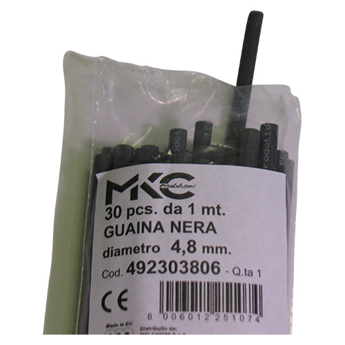 Guaina nero 4,8mm 1 mt (30 pz) MKC 9968341