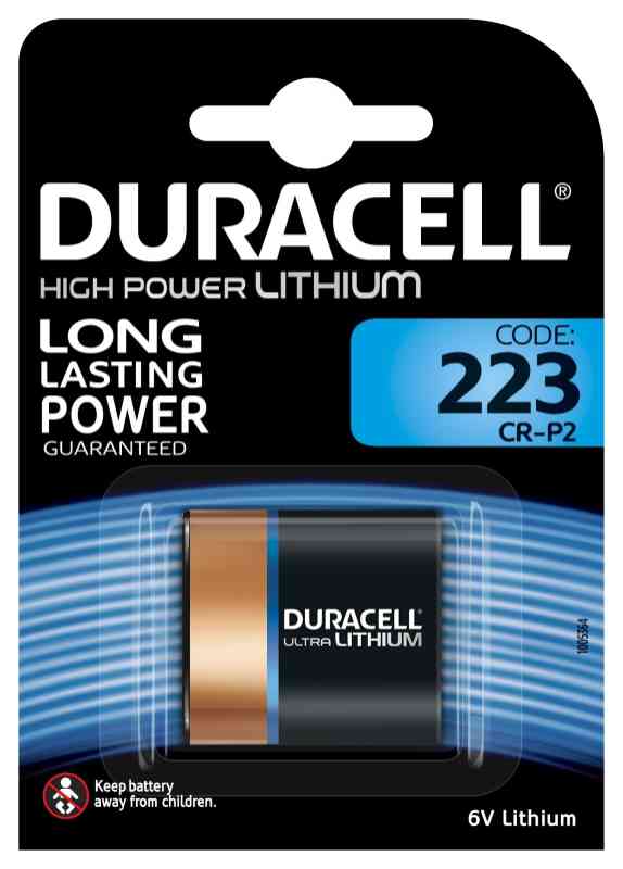 Duracell Litio 223 Ultra M3 Foto in blister da 1 pila
