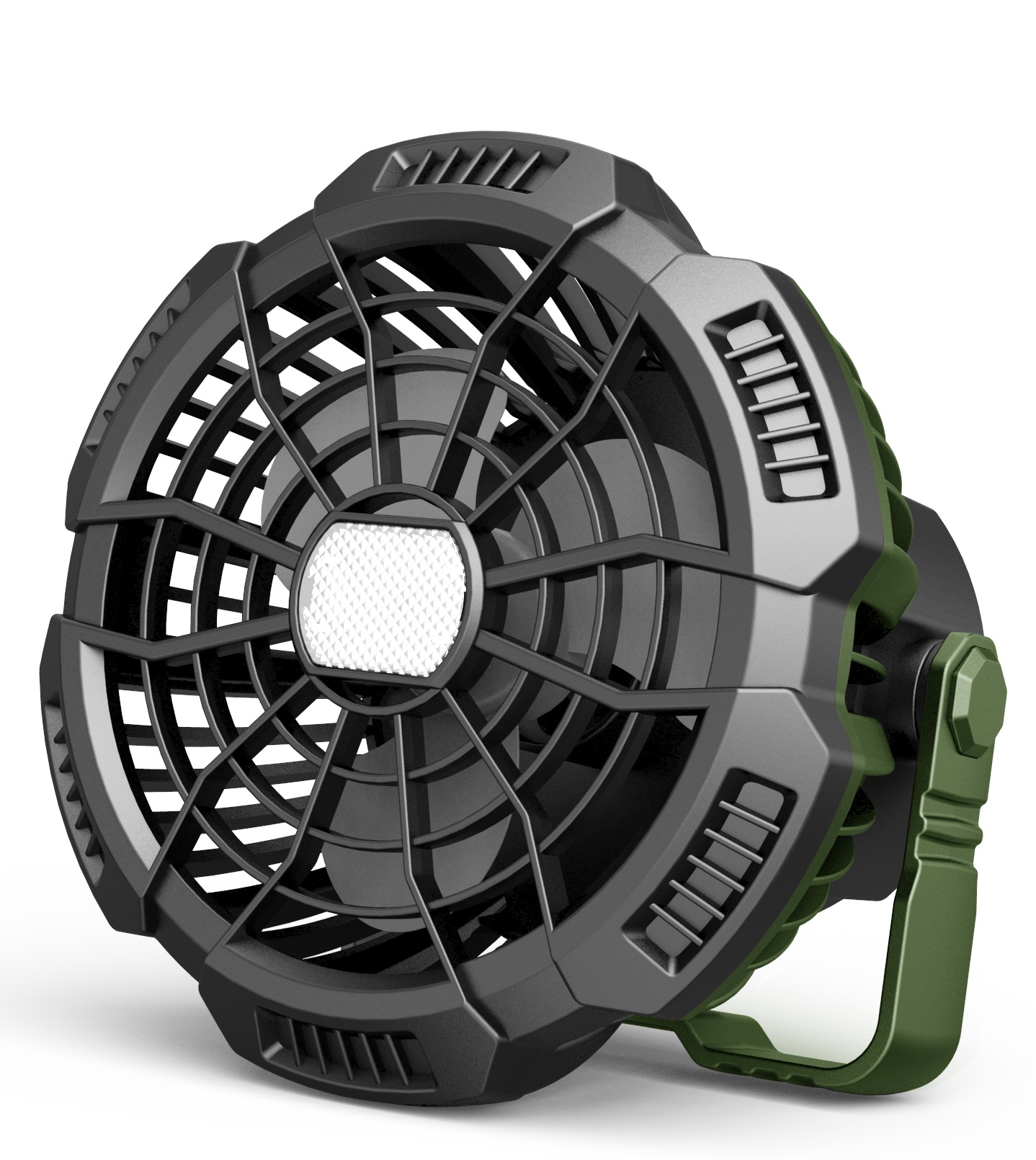 Ventilatore portatile MF 0501VL con luce ricaricabile 2in1