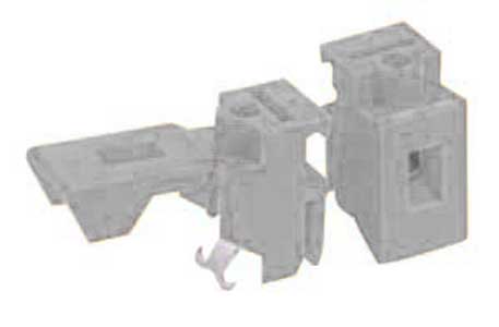 Morsetto Trasformatore 1 Posizione P.7.5mm Ø6 Grigio COMP/2611B-C