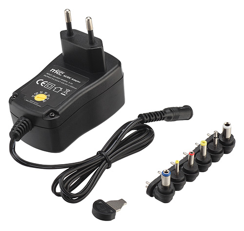 Alimentatore MKC-3K10GS 3-12DC UNIV. 1000MAH N.6 PLUG MKC-3K10GS