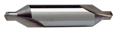 Punta HSS 1/8" 60 gradi con centraggio, BS #4