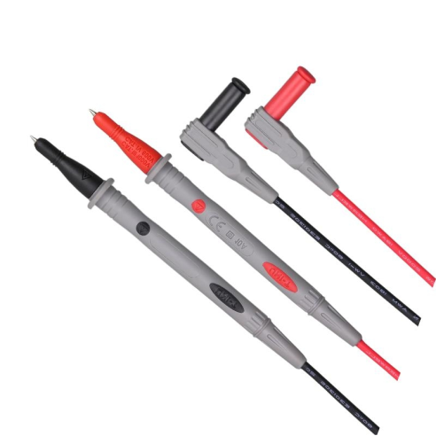 Coppia puntali per multimetro 20A connessione 4 mm