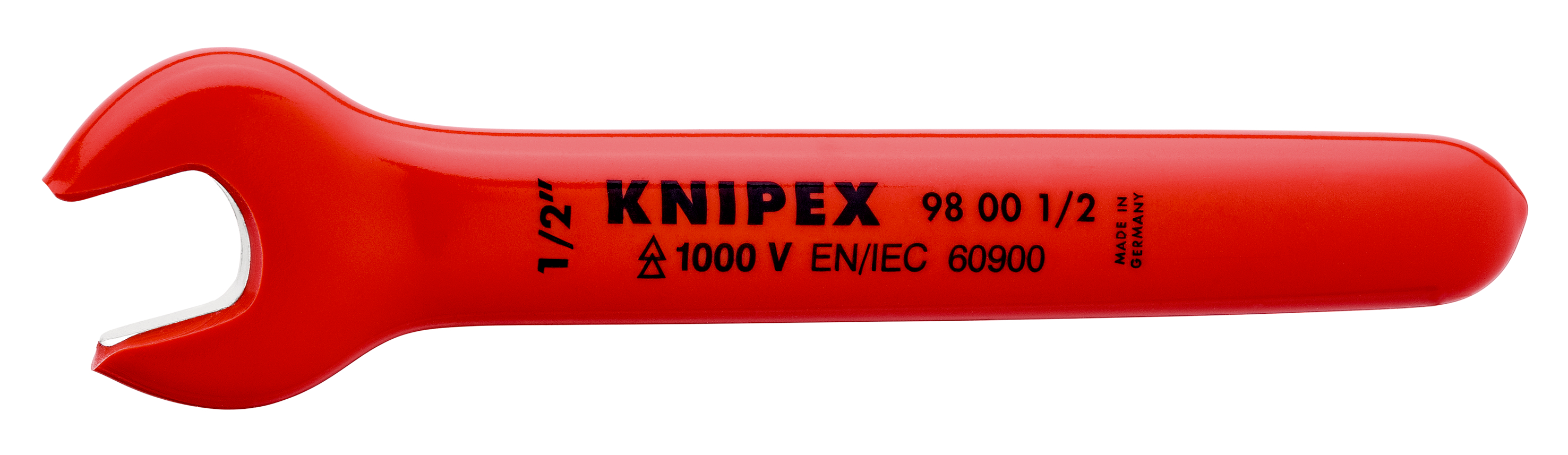 Chiave a forchetta semplice 98 00 1/2", isolamento a 1000V