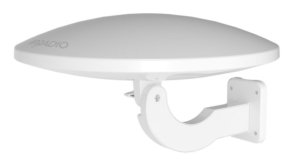 IR-Digital  OMNI 1 Antenna DVB-T2 omnidirezionale da esterno amplificata, colore bianco